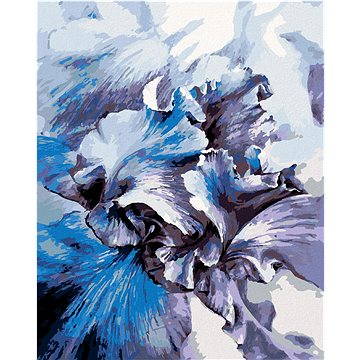 

Diamondi - MODRÉ KOSATCE, 40x50 cm, bez rámu a bez vypnutí plátna