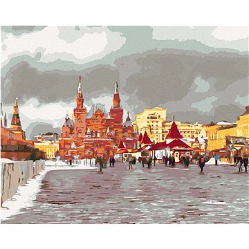 

Diamondi - RUDÉ NÁMĚSTÍ V MOSKVĚ, 40x50 cm, bez rámu a bez vypnutí plátna