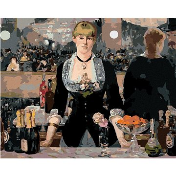 

Diamondi - BAR VE FOLIES BERGERE (ÉDOUARD MANET), 40x50 cm, vypnuté plátno na rám