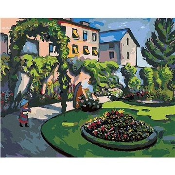 

Diamondi - ZAHRADA (AUGUST MACKE), 40x50 cm, bez rámu a bez vypnutí plátna