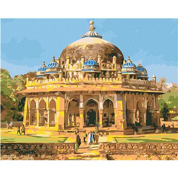 

Diamondi - HROBKY ISA KHAN NIAZI V INDII, 40x50 cm, vypnuté plátno na rám