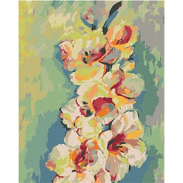 

Diamondi - ŽLUTÁ GLADIOLA, 40x50 cm, bez rámu a bez vypnutí plátna