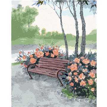 

Diamondi - LAVIČKA V LESE U ŘEKY, 40x50 cm, bez rámu a bez vypnutí plátna