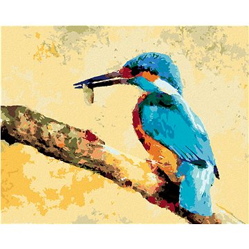 

Diamondi - LEDŇÁČEK SE SVOU POTRAVOU, 40x50 cm, bez rámu a bez vypnutí plátna