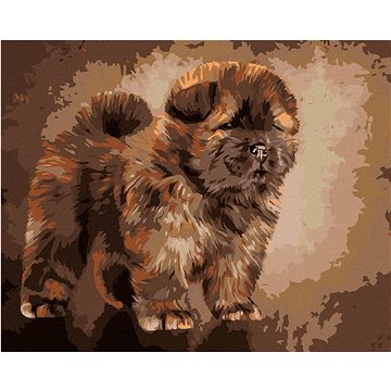 

Diamondi - ŠTĚNÁTKO CHOW CHOW, 40x50 cm, bez rámu a bez vypnutí plátna