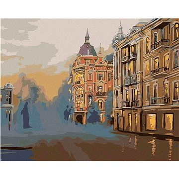 

Diamondi - HISTORICKÁ ČÁST MĚSTA, 40x50 cm, bez rámu a bez vypnutí plátna