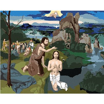 

Diamondi - KRISTŮV KŘEST (JOACHIM PATINIR), 40x50 cm, vypnuté plátno na rám