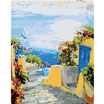 

Diamondi - CESTA K MOŘI NA OSTROVĚ, 40x50 cm, bez rámu a bez vypnutí plátna