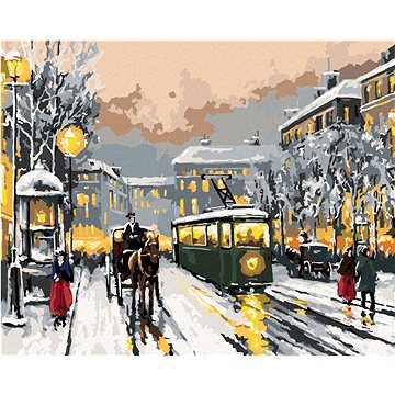 

Diamondi - Diamantové malování - STARÉ MĚSTO, 40x50 cm, Vypnuté plátno na rám