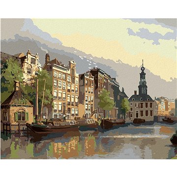 

Diamondi - POHLED NA MINCOVNU V AMSTERDAMU, 40x50 cm, bez rámu a bez vypnutí plátna