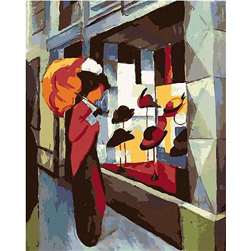 

Diamondi - OBCHOD S KLOBOUKY (AUGUST MACKE), 40x50 cm, vypnuté plátno na rám
