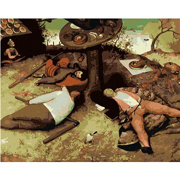 

Diamondi - V ZEMI PECIVÁLŮ (PIETER BRUEGEL), 40x50 cm, vypnuté plátno na rám