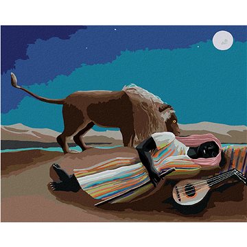 

Diamondi - SPÍCÍ CIKÁNKA (H. ROUSSEAU), 40x50 cm, bez rámu a bez vypnutí plátna