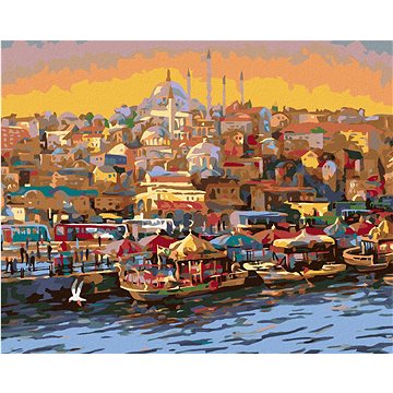 

Diamondi - VEČER V ISTANBULU, 40x50 cm, vypnuté plátno na rám