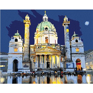 

Diamondi - ST. CHARLES VE VÍDNI, 40x50 cm, vypnuté plátno na rám