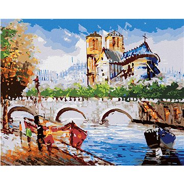 

Diamondi - POHLED NA PAŘÍŽSKOU ULIČKU, 40x50 cm, bez rámu a bez vypnutí plátna