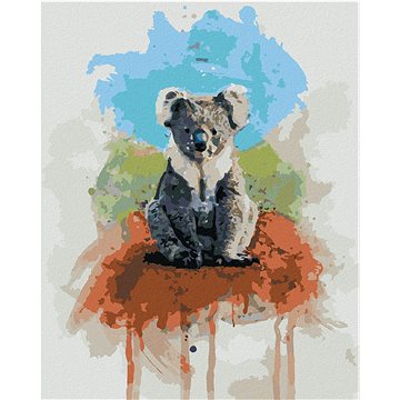 

Diamondi - KOALA NA BAREVNÉM POZADÍ, 40x50 cm, vypnuté plátno na rám