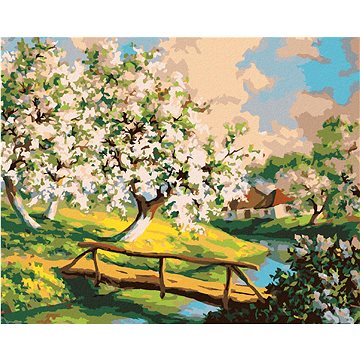 

Diamondi - Diamantové malování - KVETOUCÍ ZAHRADY, 40x50 cm, Vypnuté plátno na rám