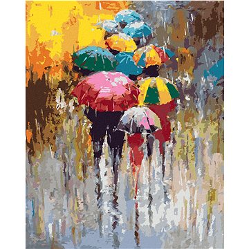 

Diamondi - DEŠTIVÝ DEN, 40x50 cm, bez rámu a bez vypnutí plátna