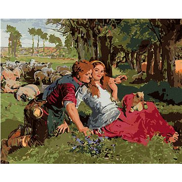 

Diamondi - NAJATÝ OVČÁK (HOLMAN-HUNT WILLIAM), 40x50 cm, bez rámu a bez vypnutí plátna