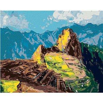 

Diamondi - MACHU-PICCHU V PERU, 40x50 cm, vypnuté plátno na rám