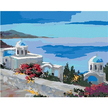 

Diamondi - SANTORINI II, 40x50 cm, bez rámu a bez vypnutí plátna