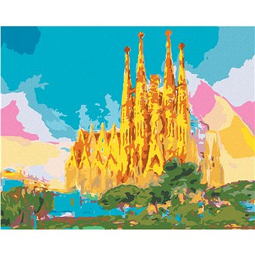 

Diamondi - DUHOVÁ SAGRADA FAMILIA, 40x50 cm, vypnuté plátno na rám
