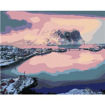 

Diamondi - KRÁSNÉ NORSKO, 40x50 cm, vypnuté plátno na rám