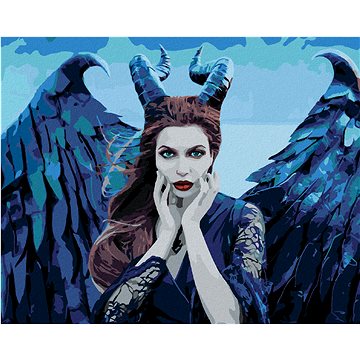 

Diamondi - ŽENA ANDĚL DEMÓN, 40x50 cm, bez rámu a bez vypnutí plátna