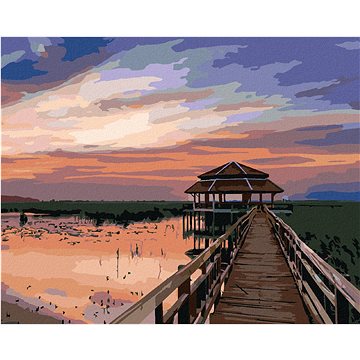 

Diamondi - THAJSKÁ KRAJINA, 40x50 cm, vypnuté plátno na rám