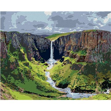 

Diamondi - VODOPÁDY METSUNYANE, 40x50 cm, vypnuté plátno na rám