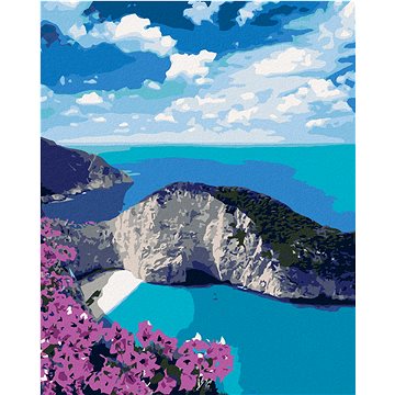 

Diamondi - Diamantové malování - PLÁŽ NAVAGIO, 40x50 cm, bez rámu a bez vypnutí plátna