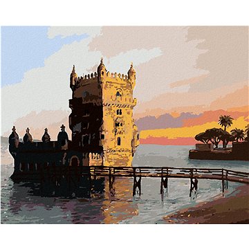 

Diamondi - VĚŽ V LISABONU, 40x50 cm, bez rámu a bez vypnutí plátna
