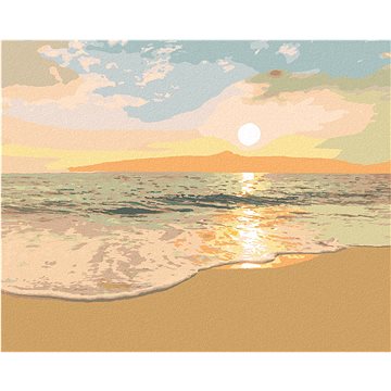 

Diamondi - Diamantové malování - KRÁSNÁ PLÁŽ, 40x50 cm, Vypnuté plátno na rám