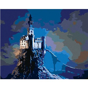 

Diamondi - STARÝ HRAD NA KOPEČKU, 40x50 cm, vypnuté plátno na rám