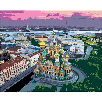 

Diamondi - SAINT-PETERSBURG A OKOLÍ, 40x50 cm, vypnuté plátno na rám