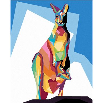 

Diamondi - BAREVNÝ KLOKAN, 40x50 cm, vypnuté plátno na rám