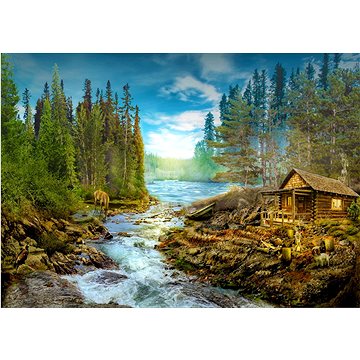 

ENJOY Puzzle Srub u peřejí 1000 dílků
