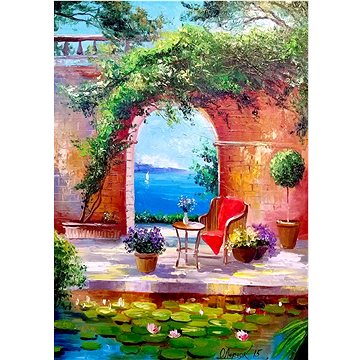 

ENJOY Puzzle Pohled na moře skrz oblouk 1000 dílků