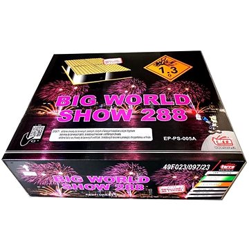 Tarra Profi složený ohňostroj big world show - 288 ran