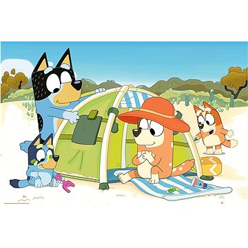 

TREFL puzzle Bluey a její skvělý den maxi 24 dílků