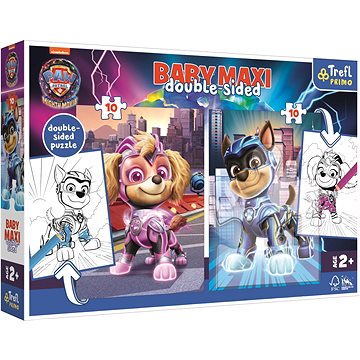 

TREFL oboustranné puzzle Tlapková patrola: Psí hrdinové baby maxi 2 × 10 dílků