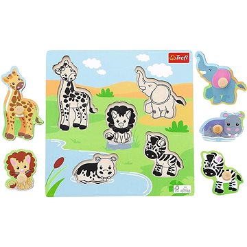 

Trefl dřevěná vkládačka Safari