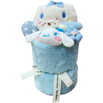 

ANNAM Kytice z plyšáku 24 cm, modrý
