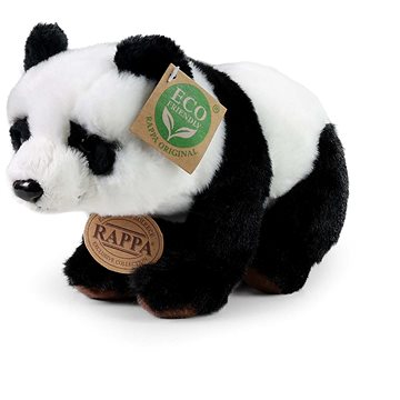 

RAPPA Plyšová panda sedící nebo stojící 22 cm, Eco-Friendly