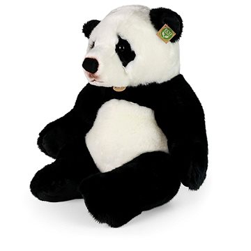 

RAPPA Plyšová panda sedící 46 cm, Eco-Friendly