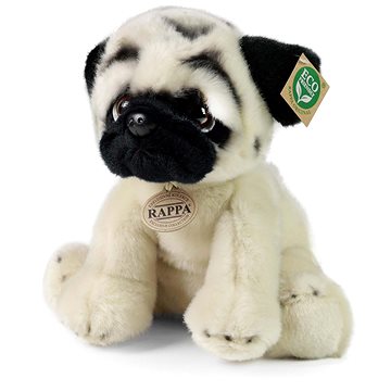 

RAPPA Plyšový pes mops 30 cm, Eco-Friendly