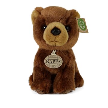 

RAPPA Plyšový medvěd hnědý 18 cm, Eco-Friendly
