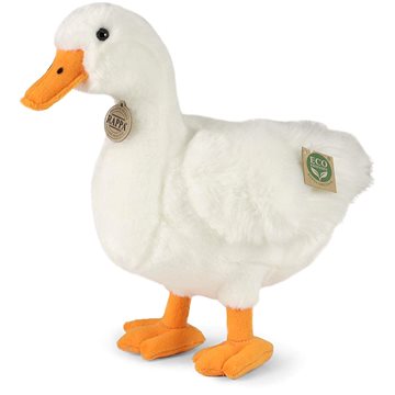 

RAPPA Plyšová kachna bílá 33 cm, Eco-Friendly