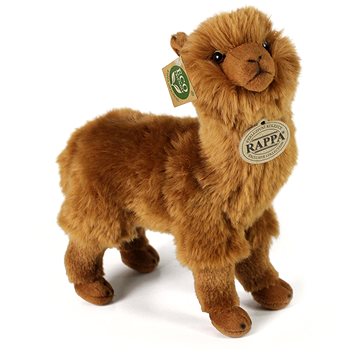 

RAPPA Plyšová lama hnědá 23 cm, Eco-Friendly